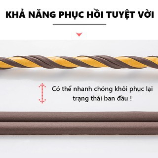 6 Mét Ron Nẹp Khung Cửa Chống Gió Lùa Cách Âm, Chống Va Đập