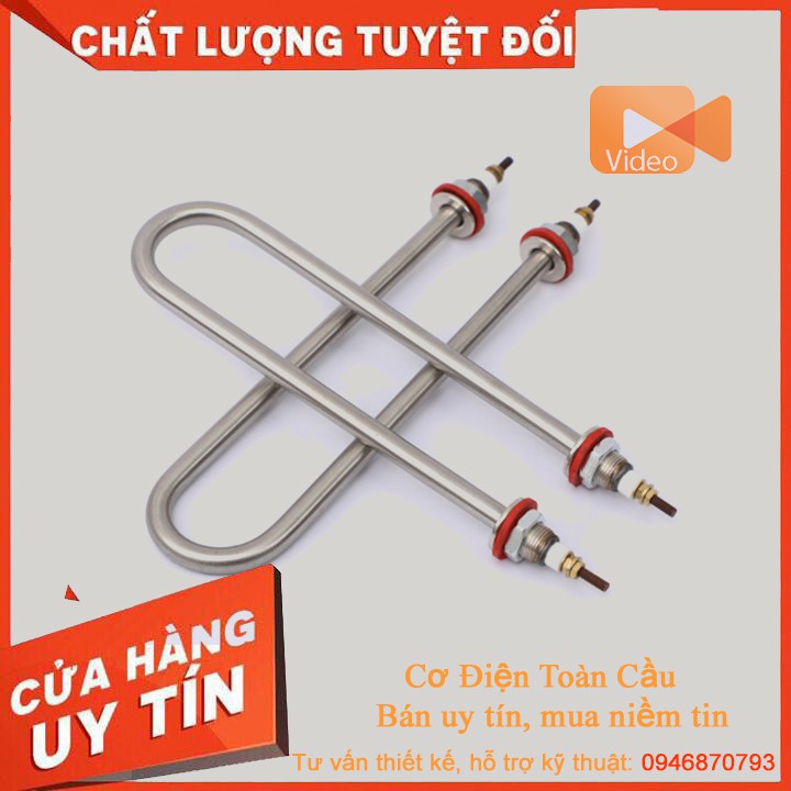 Thanh nhiệt đun nước U đơn ĐIỆN TRỞ NỒI PHỞ, NẤU CHÁO, NỒI HƠI