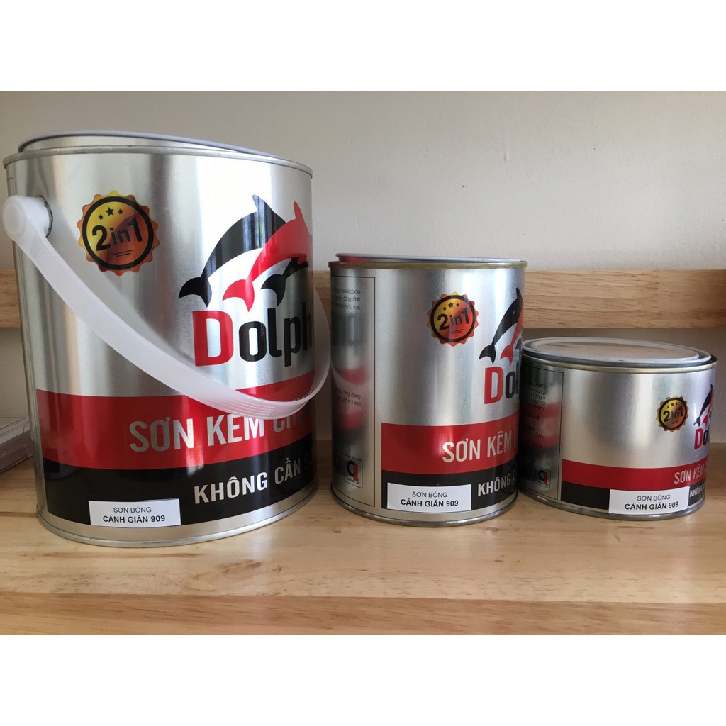 Dầu Bóng Màu Cánh Gián Dolphin (800gr)