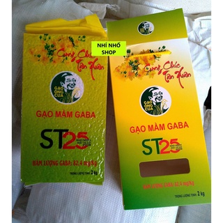 GẠO MẦM (GABA) ÔNG CUA SÓC TRĂNG ST25 - Hộp 2kg