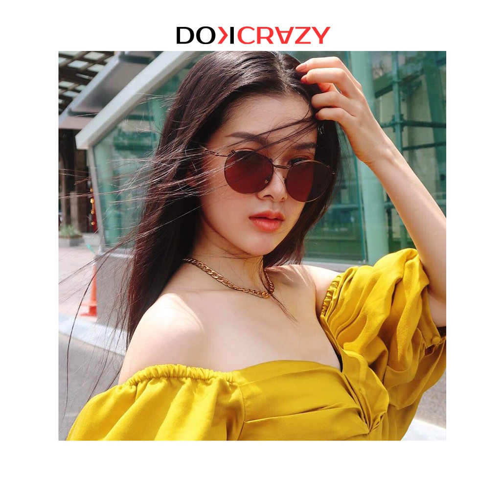 Kính mát ngầu chất chống UV GUSTAS local brand DOKCRAZY dáng phi công mắt râm thời trang nam nữ cá tính hợp đi du lịch | BigBuy360 - bigbuy360.vn