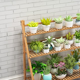 ✹™Kệ hoa ban công, trong nhà gỗ đặc nhiều lớp phòng khách, gia dụng, giá chậu củ cải xanh mọng nước, để cây trang t