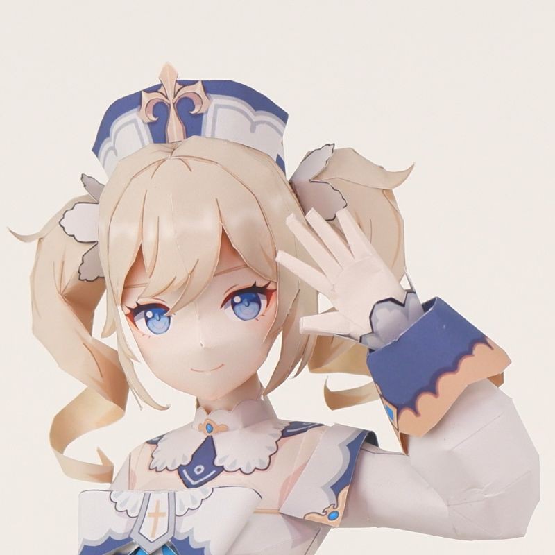 Mô hình giấy anime girl Anime Game  Barbara