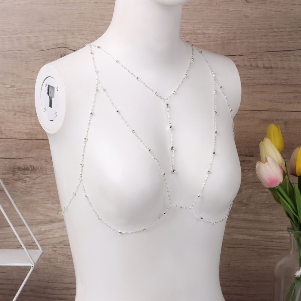 Dây chuyền đeo cơ thể dạng chuỗi xích tua rua thời trang quyến rũ cho nữ