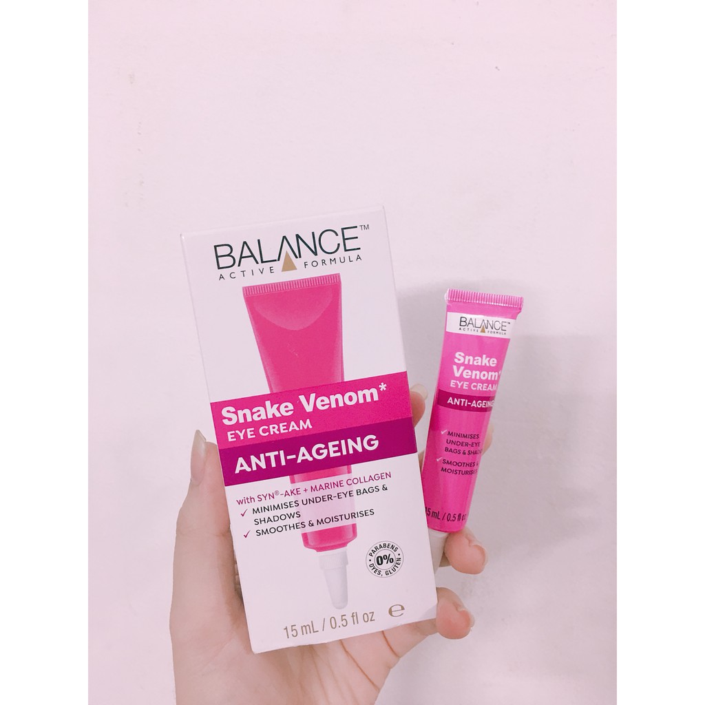 [Đại Lý Balance] Kem Dưỡng Mắt Balance Tinh Chất Nọc Rắn Snake Venom Eye Cream