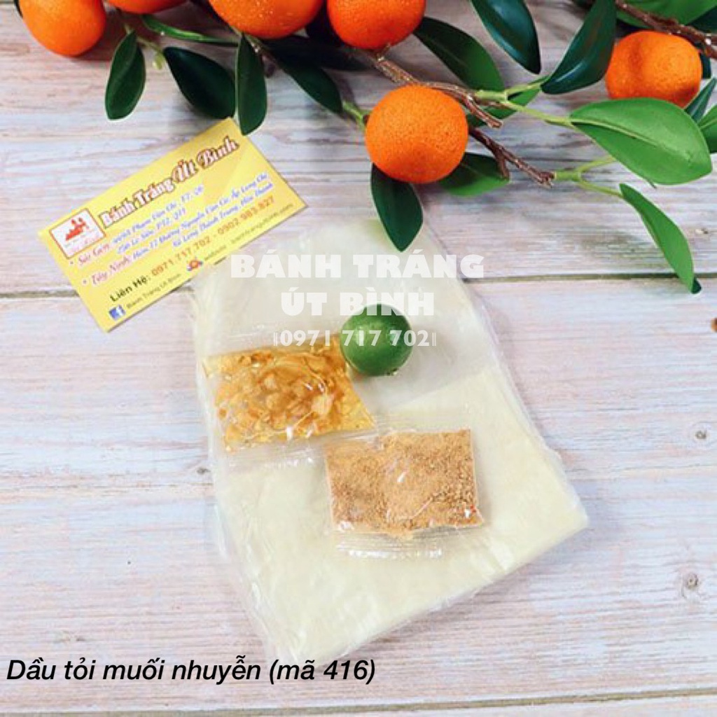 Bánh Tráng Phơi Sương Dầu Tỏi Muối Nhuyễn