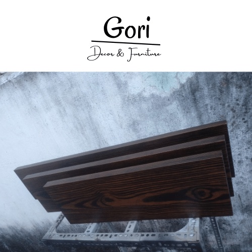 BỘ 3 KỆ GỖ THÔNG TREO TƯỜNG TỰ NHIÊN SIZE 60 80 1M - RỘNG 20CM DÀY 3CM