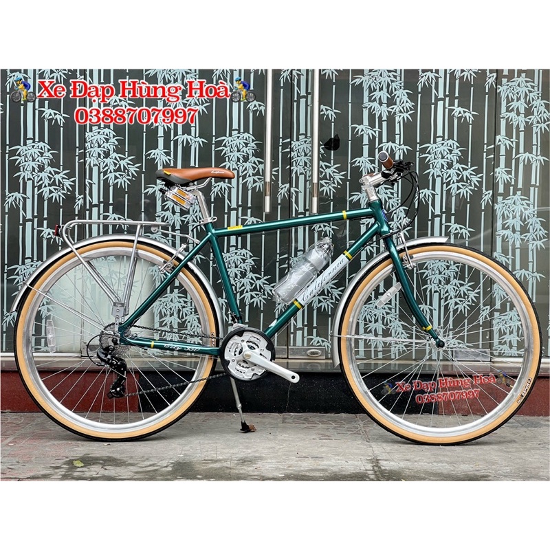 Xe Đạp California City 350 Full Nhôm Mẫu Mới 2022- Gourp Shimano 24 Tốc Độ