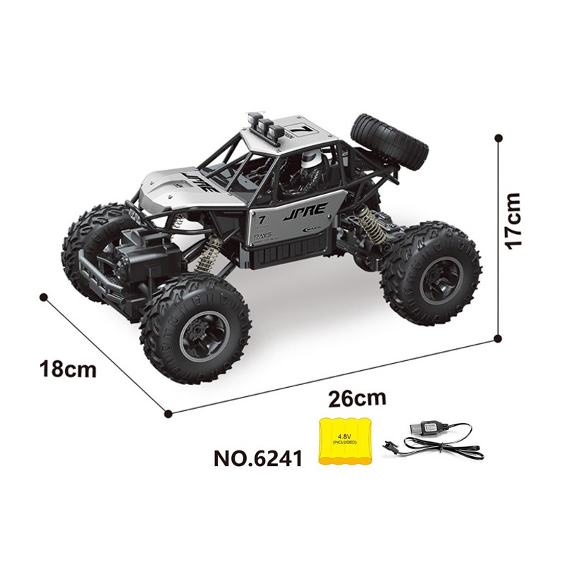 RC ROCK CRAWLER Bộ Xe Leo Núi Điều Khiển Từ Xa 1: 16 4wd 2.4ghz Kèm Phụ Kiện