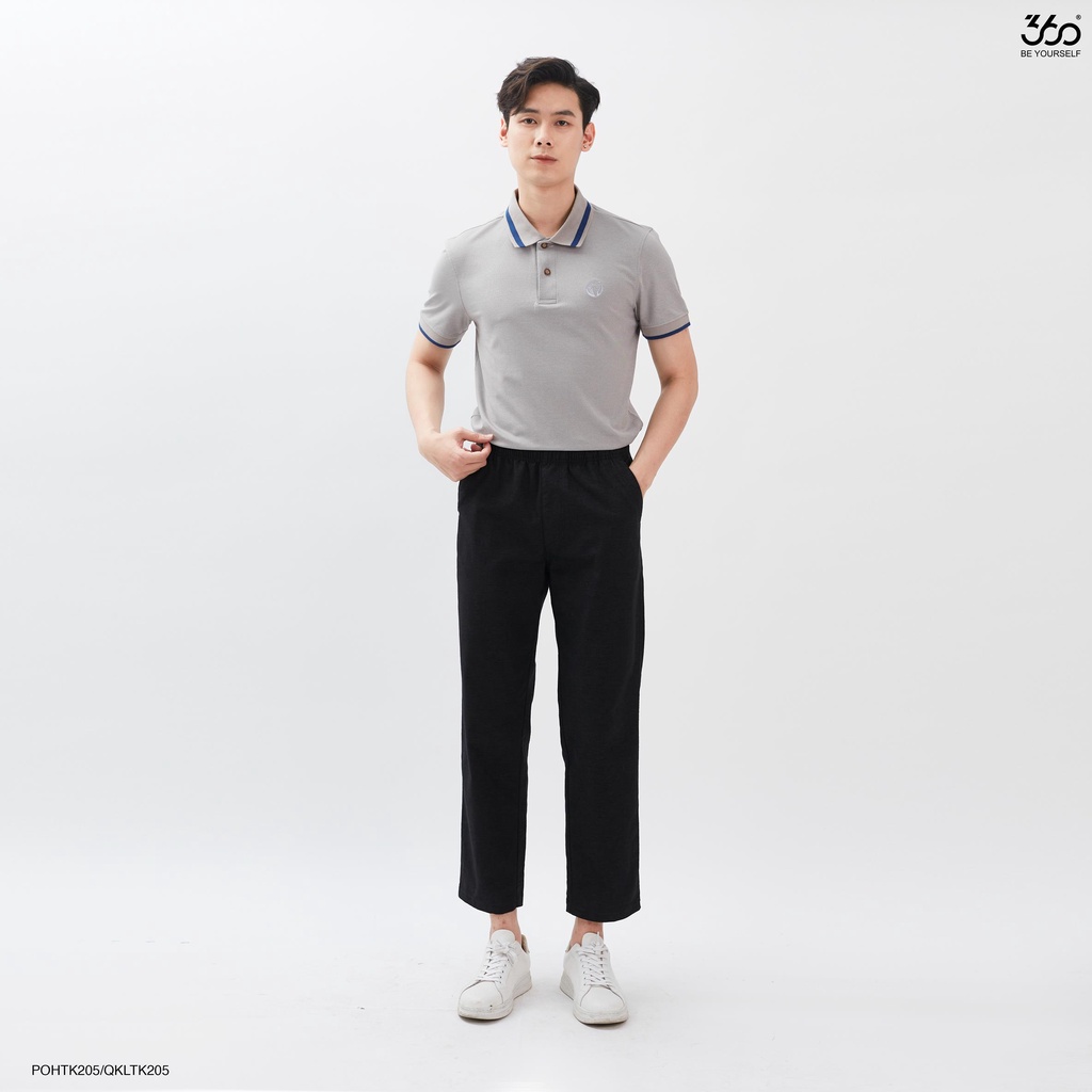 Áo polo thêu hình chất liệu cao cấp chống bai gião thương hiệu 360 Boutique - POHTK205