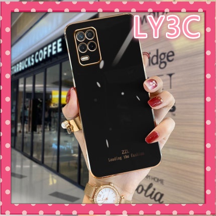 Ốp Điện Thoại Silicone Mềm Mạ Điện LY3C Cho Realme 8 Pro / 8 5g / 7 5g / 5 / 5i / 5S / C3 / 6i / 5 Pro / C11 / C15