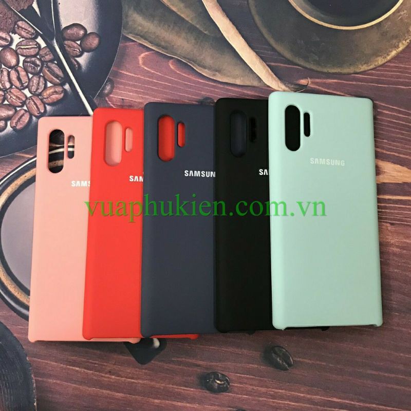 Ốp Lưng Silicone chống bẩn cao cấp Samsung Galaxy Note 10 plus / Note 10+ silicon cover