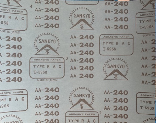 Giấy nhám Nhật trắng ( 120-150-180-220-240-320-600)