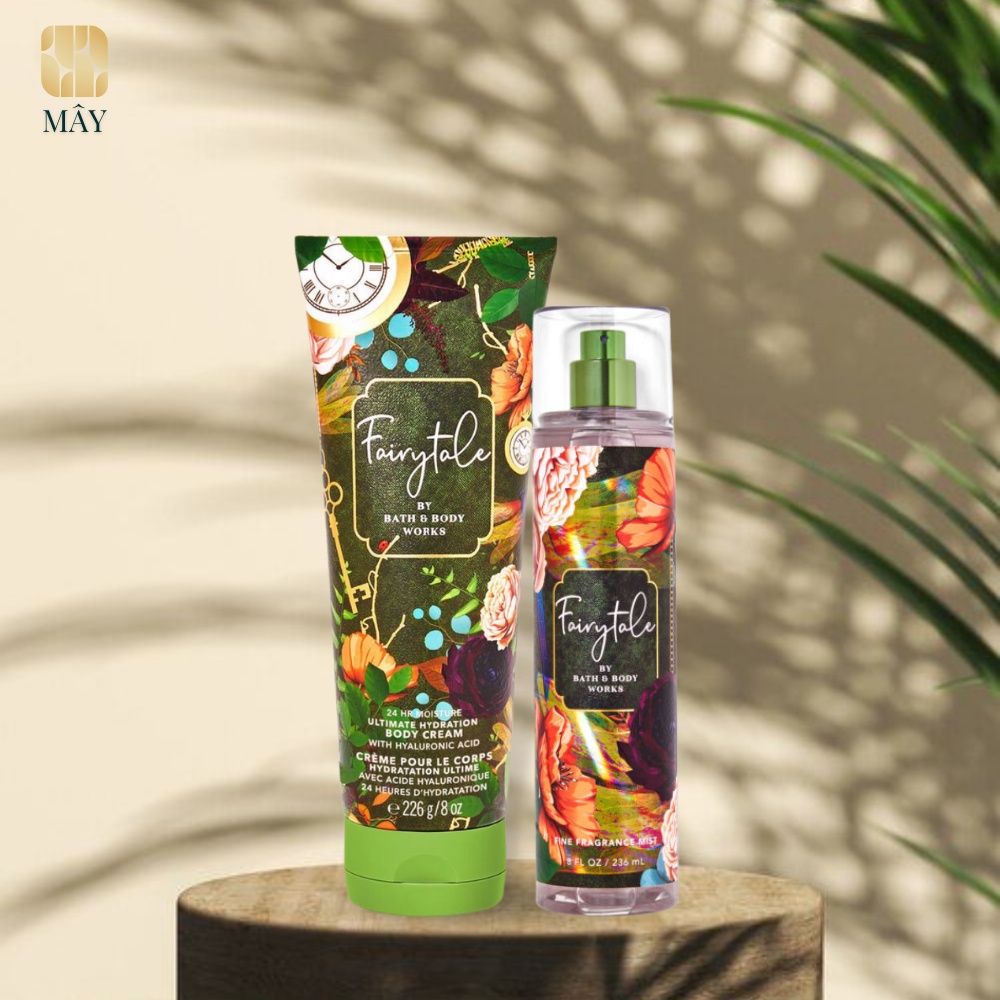 Body mist FAIRYTALE - xịt khử mùi toàn thân mùi Body Mist Bath And Body Works Mỹ 236ml