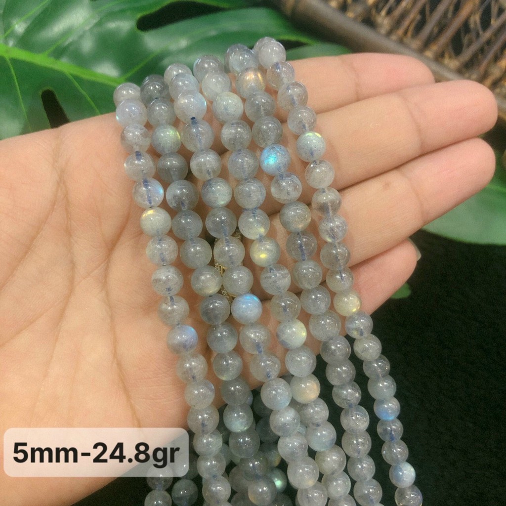 Vòng Tay XàCừ Ánh Xanh Đẹp Lung Linh Size 5-11mm Chuẩn 2A