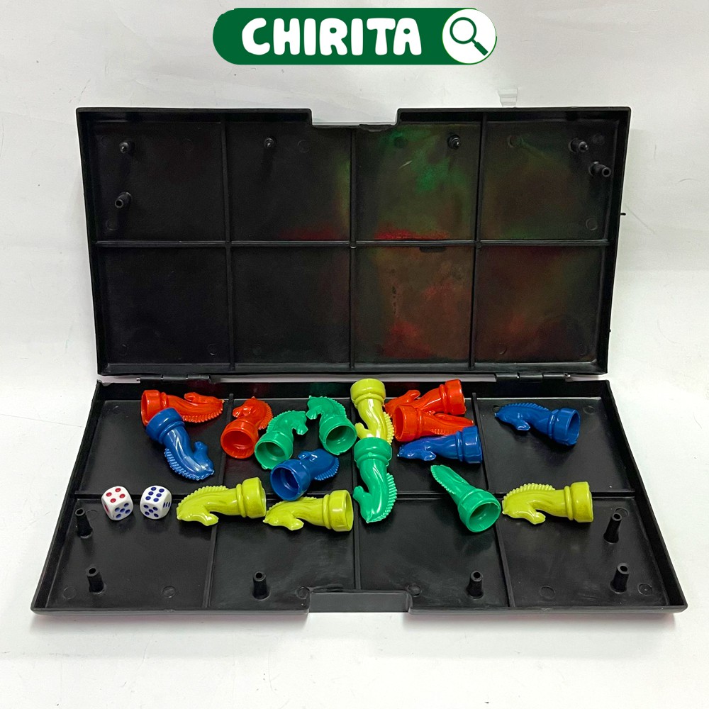 Bộ Đồ Chơi Cờ Cá Ngựa Loại Tốt - Cờ Đua Ngựa Chất Liệu Nhựa An Toàn Cao Cấp - Boardgame, Đồ Chơi Trẻ Em CHIRITA