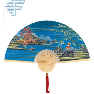 QUẠT TRANH TREO TƯỜNG VẼ TAY 1,2m  NHIỀU MẪU