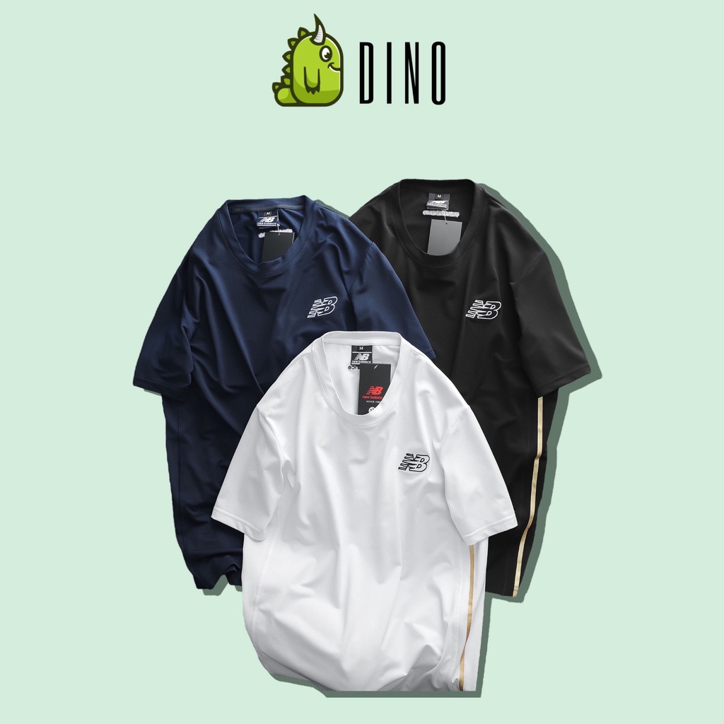 Áo Thể Thao Nam NB Dọc Hông Vải Thun Mè Thoáng Mát