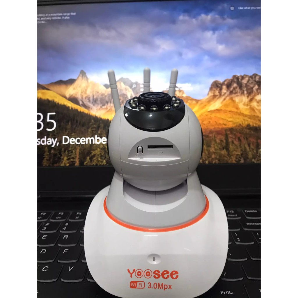 Camera iP Yoosee 3 Râu 3.0M UltraHD kèm thẻ nhớ 32gb