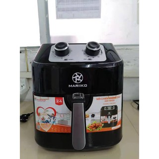 Nồi Chiên Không Dầu Mariiko 8L MR 910 - Điều Khiển Cơ- Công Suất 1700W- Khay Phủ Chống Dính Siêu Bền- Không Mùi Nhựa