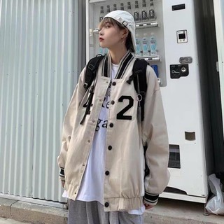[HOT] Áo Bomber bóng chày Unisex Form Rộng ! *