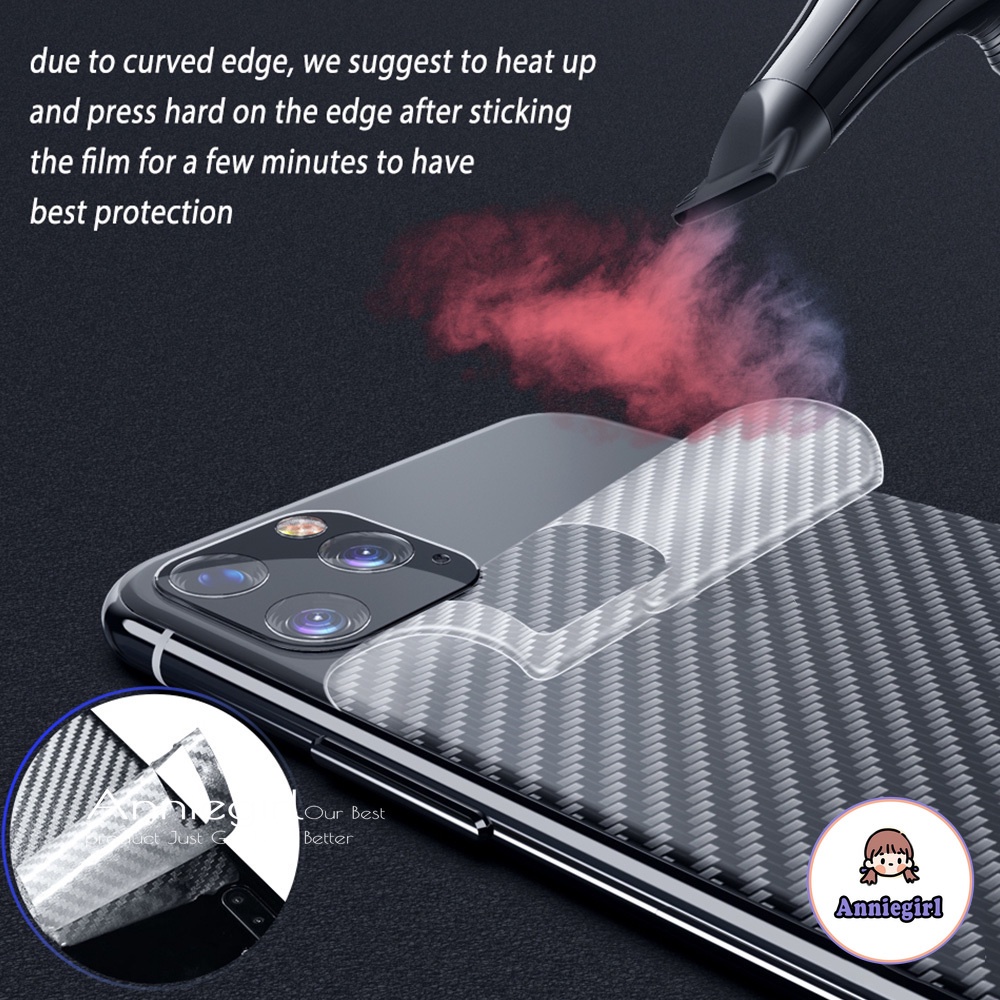 Miếng dán sợi carbon bảo vệ mặt sau điện thoại Iphone 11 Pro Max