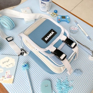 ( HÀNG CÓ SẴN ) Túi đeo chéo BAMA 2 khóa thời trang trang nam và nữ TA003