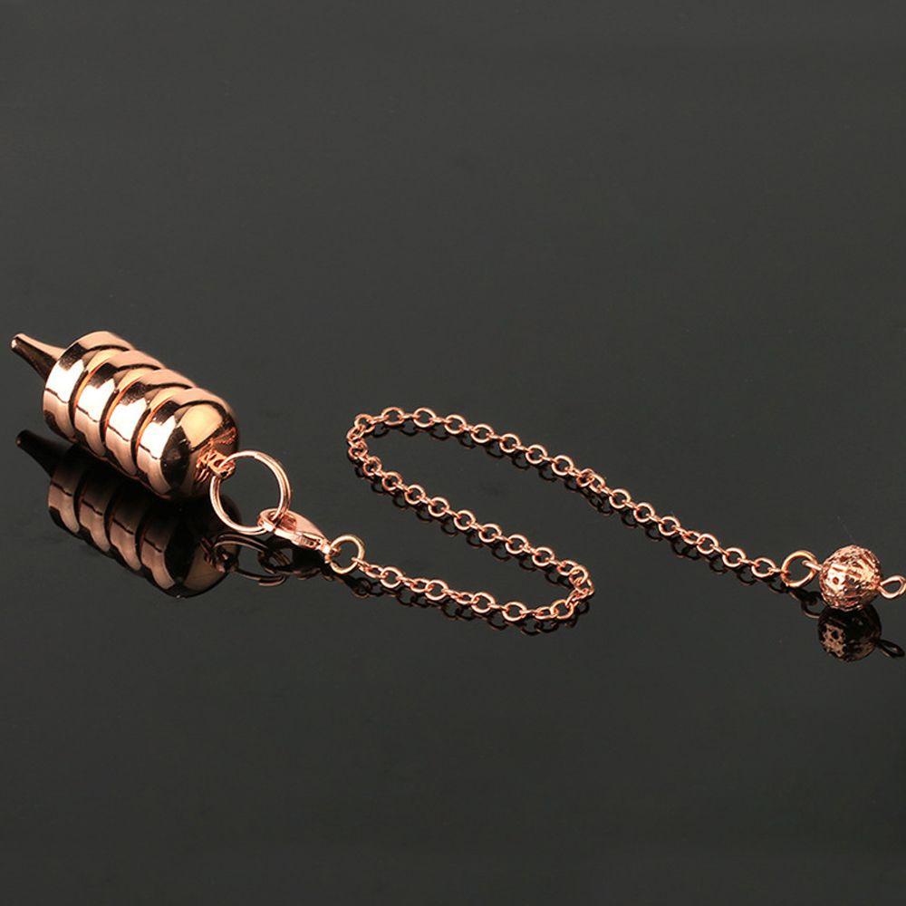 ROSE Mặt Dây Chuyền Bằng Đồng Mạ Vàng Hồng Hình Nón Thời Trang