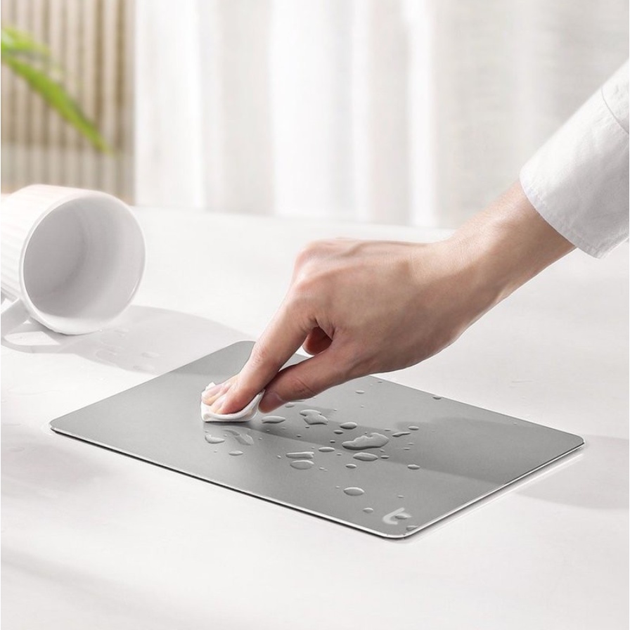 Miếng Lót Chuột Nhôm (Mouse Pad) Aluminum 220x180mm