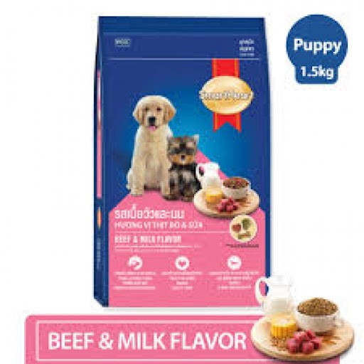 Gói 3kg- Thức ăn chó cao cấp Smartheart (2 loại) dành cho chó mọi lứa tuổi