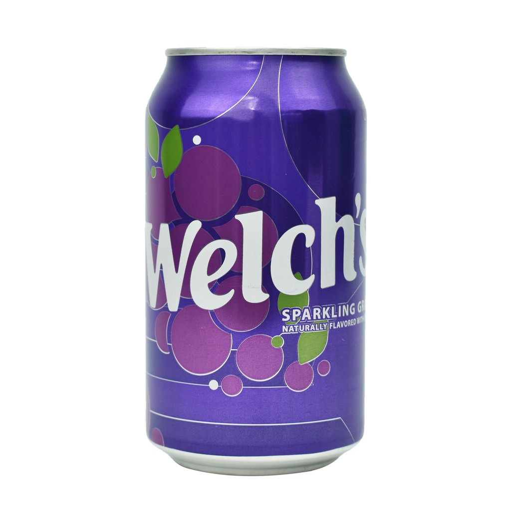 THÙNG 12 LON NƯỚC NGỌT WELCH'S NHO 355ML CỦA MỸ
