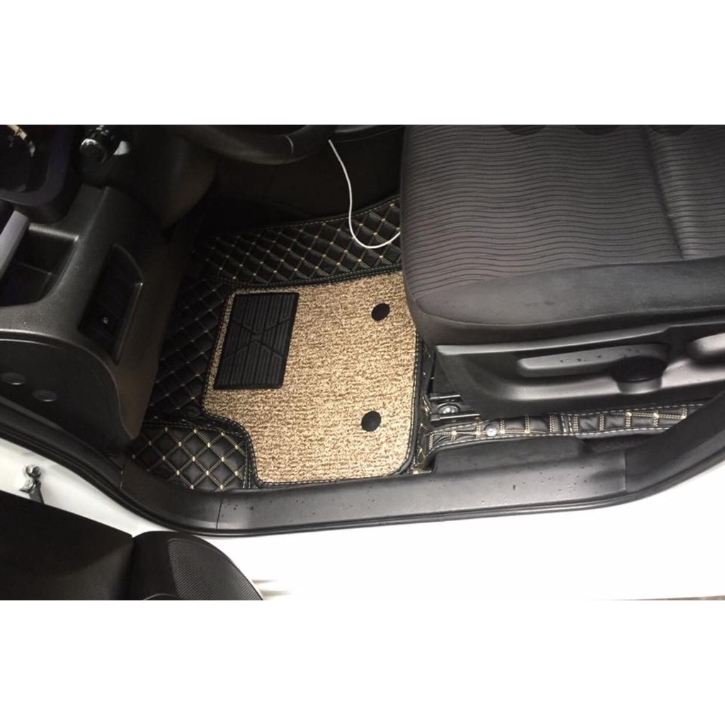 Thảm lót sàn ô tô 5D 6D Suzuki Swift da PU cao cấp, không mùi, giảm 20% tiếng ồn