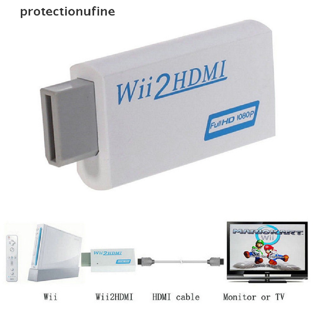 Đầu Chuyển Đổi PR3VN HD Wii Sang HDMI 1080P / 720P Kèm Dây Cáp 3.5MM