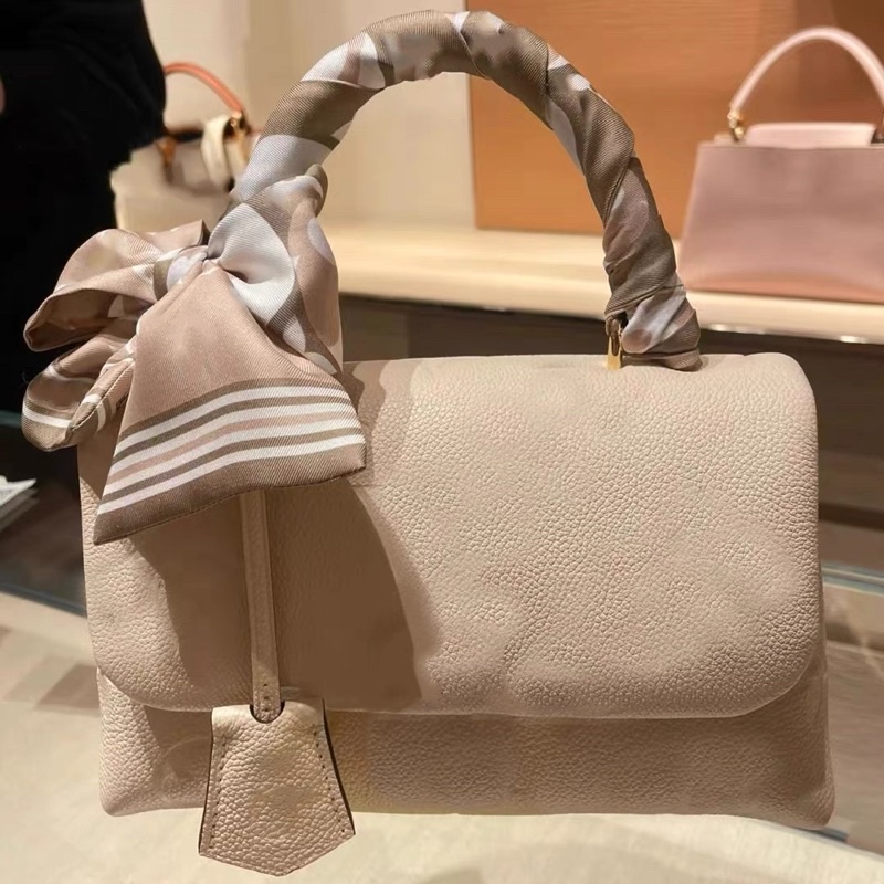 Khăn quấn túi xách đa năng in hoa bốn cánh nhiều mẫu