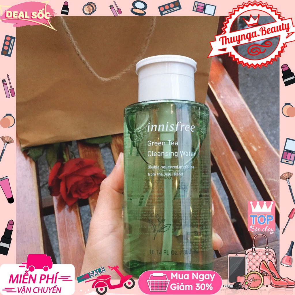 NƯỚC TẨY TRANG TRÀ XANH INNISFREE GREEN TEA CLEANSING WATER 300ml