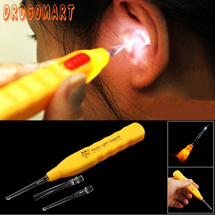 Dụng Cụ Lấy Ráy Tai Có Đèn Phát Sáng
