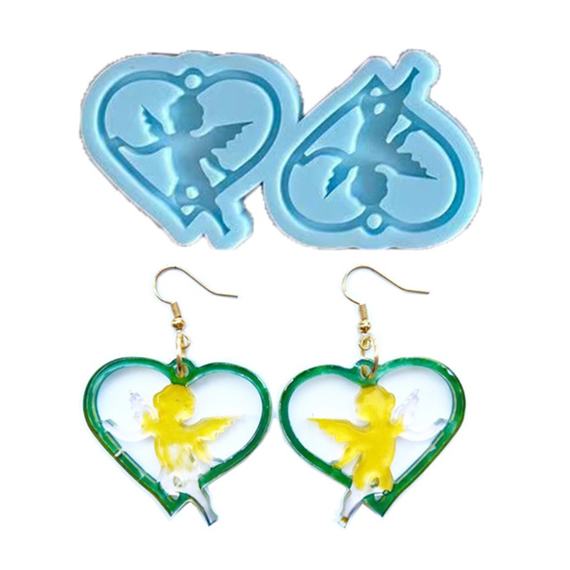 Khuôn Silicone Làm Mặt Trang Sức Hình Thiên Thần Tình Yêu Cupid