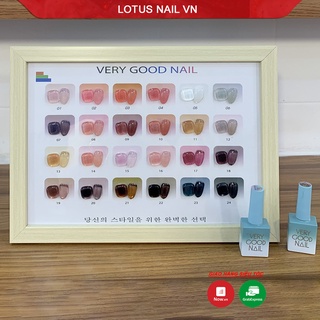 Set sơn gel thạch Very Good 24 màu tặng kèm bảng màu chai xanh