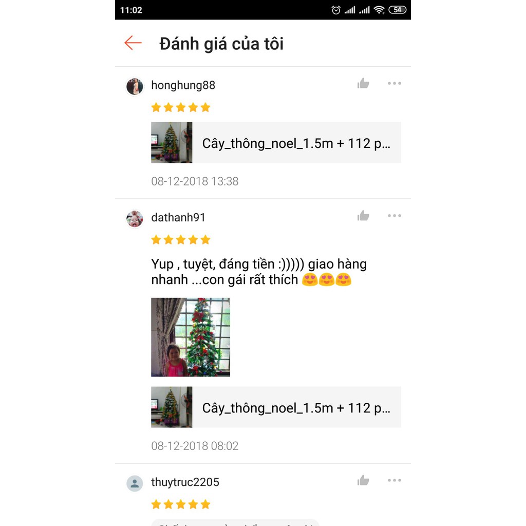 Cây thông Việt Nam 1,8m+120 phụ kiện sang trọng
