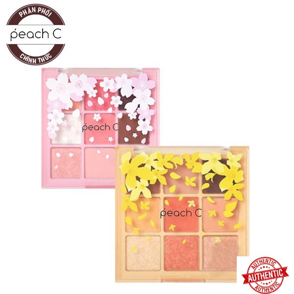 [Mã giảm giá] [PHIÊN BẢN GIỚI HẠN][Blossom Edition] Bảng Phấn Mắt 9 Màu Siêu Xinh Peach C Eyeshadow Palette Blossom Edit