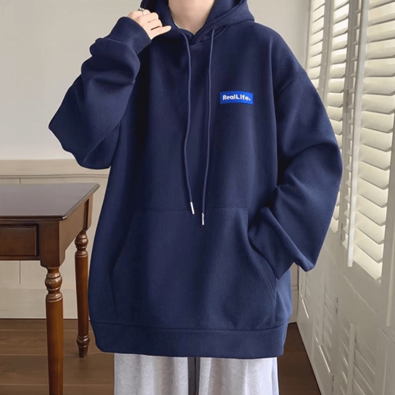 Áo hoodie Dáng Rộng In Chữ Thời Trang Hàn Quốc Chất Lượng Cao