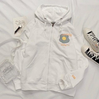 ÁO HOODIE - ÁO KHOÁC NỈ NGOẠI This is Egg (HD1260 - Hình Trứng Ốp La - Kèm Ảnh Thật) (Toni Fashion)