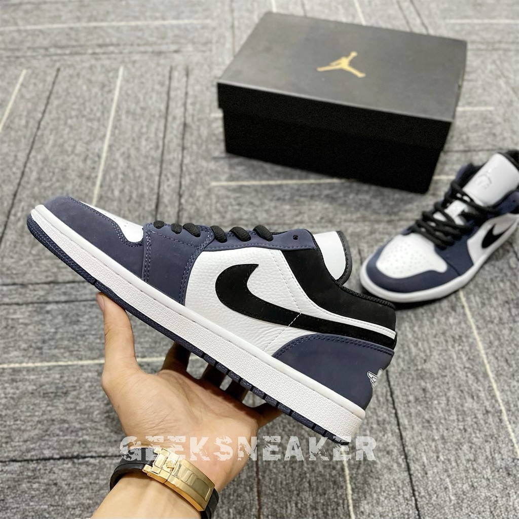 [GeekSneaker] Giày Jordan 1 Low Mid Navy 2014 - Phiên bản TC | BigBuy360 - bigbuy360.vn