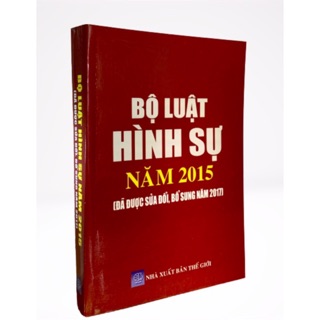 Sách - bộ luật hình sự 2015, sửa đổi bổ sung năm 2017
