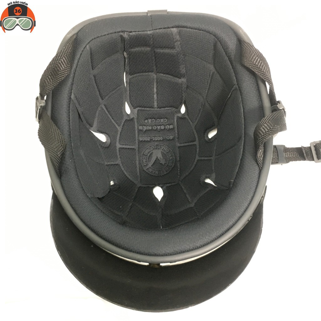 Mũ bảo hiểm nửa đầu vô diện NTMAX màu xanh rêu kèm lưỡi trai, kính UV400, kính phi công siêu dễ thương
