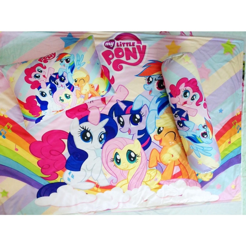 Vỏ gối và chăn Pony sắc màu