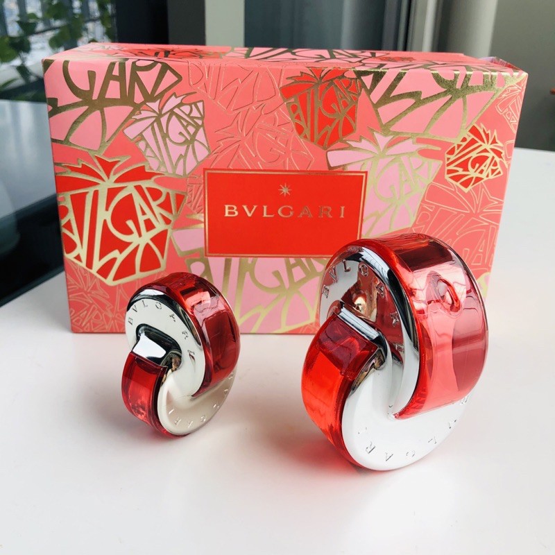 Set Nước hoa nữ Bvlgari Omnia Pink Sapphire 65ml + 15ml + túi mỹ phẩm