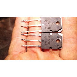 Sò âm thanh Transistor D718 hoặc B688 cũ tháo máy.