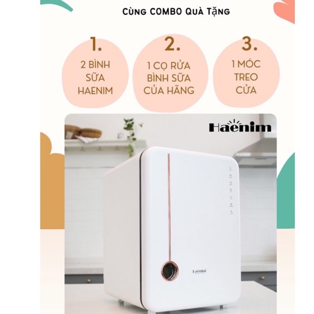 [HÀNG CÓ SẴN] MÁY TIỆT TRÙNG HAENIM UV PREMIUM HÀN QUỐC - Bảo Hành Chính Hãng 3 Năm