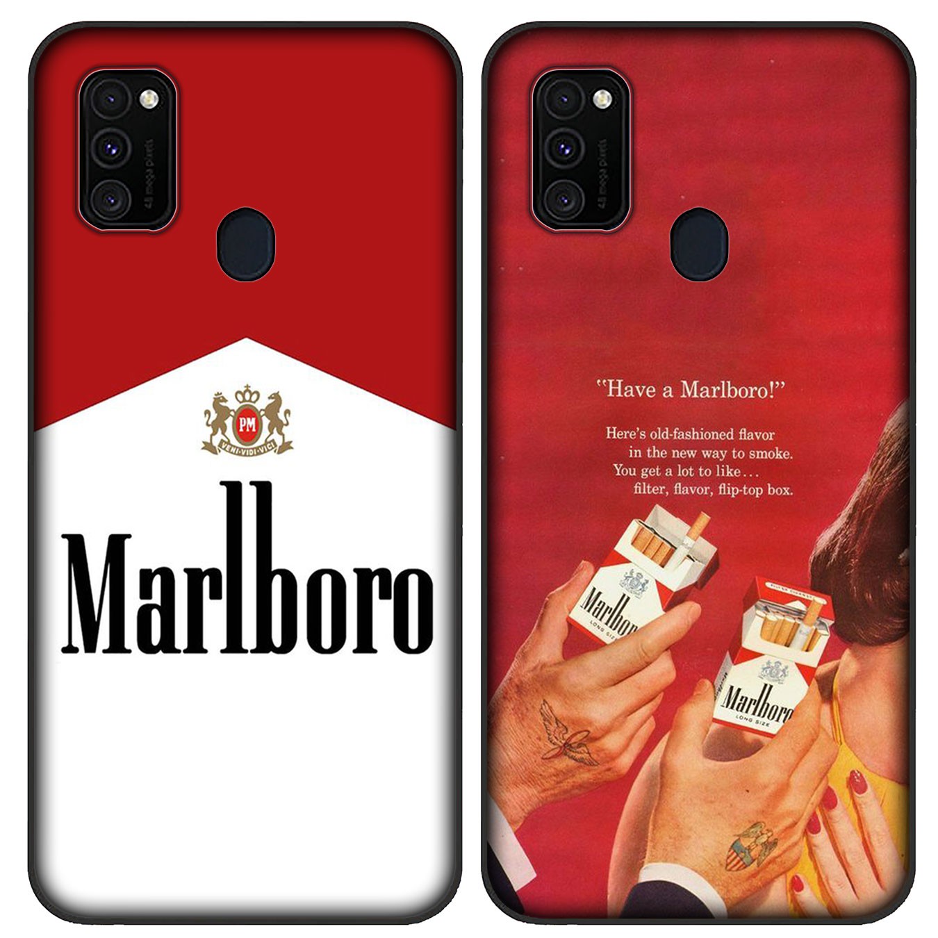 Ốp điện thoại silicon mềm họa tiết marlboro cho iPhone XR X XS Max 7 8 6 6s Plus + 6Plus 7Plus 8Plus